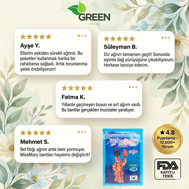 GreenPatch-Ağrı Bandı